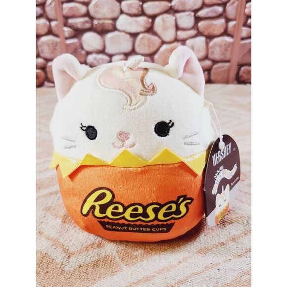 Original Squishmallows 8" Tovinda The Cat In Reeses #A65 - Picture 1 of 5